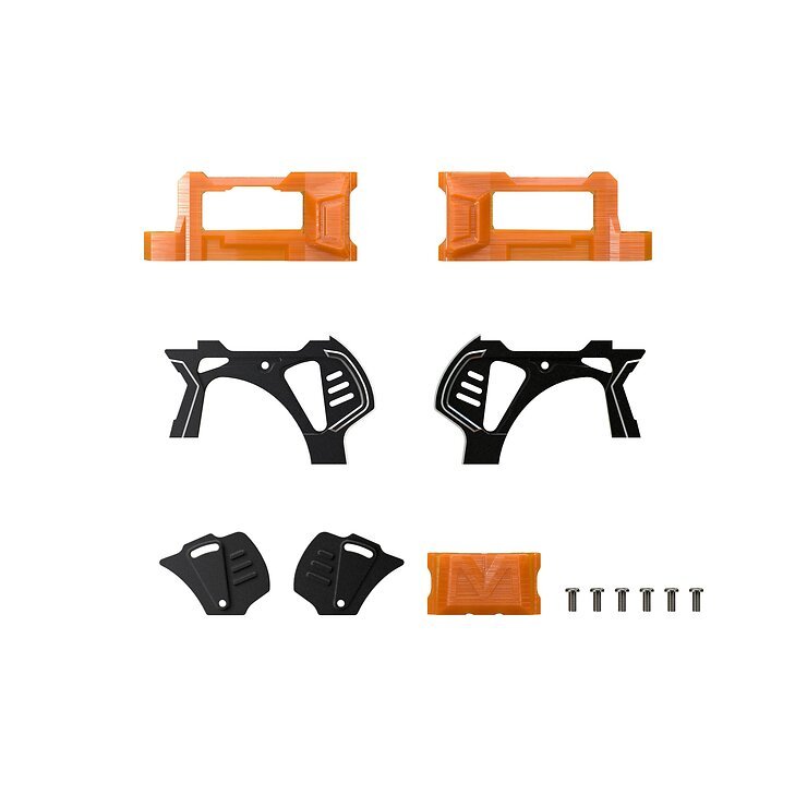 GEPRC MARK5 X DJI O4 Air Unit Pro Camera Adapter Kit di aggiornamento arancione - Pic 1