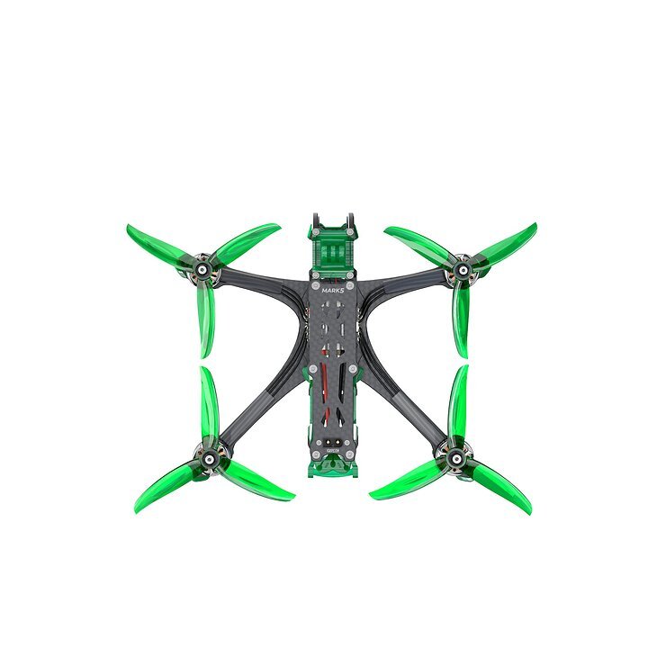 GEPRC Mark5D DJI O4 Pro 6S WTFPV Drone 2.4G ELRS Emerald green - Thumbnail 4