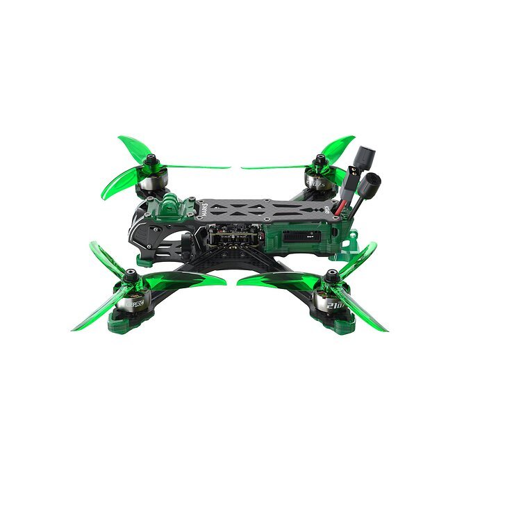 GEPRC MARK5 DJI O4 Pro Wide X FPV 6S Drone 2.4G ELRS Emerald green - Thumbnail 2