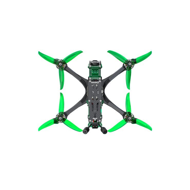 GEPRC MARK5 DJI O4 Pro Wide X FPV 6S Drone 2.4G ELRS Emerald green - Thumbnail 6