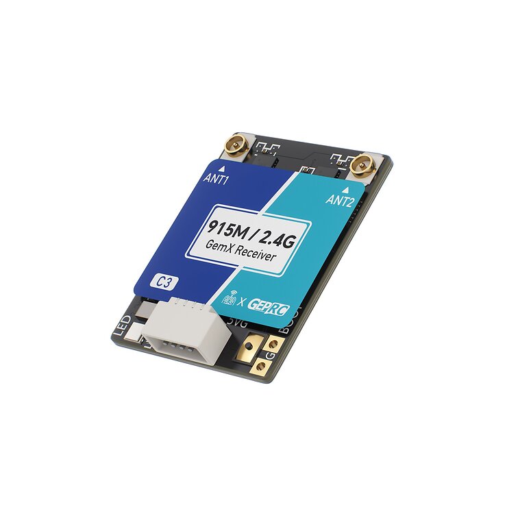 GEPRC ELRS 915M 2.4G C3 Gemini Xrossband Receiver - Thumbnail 3