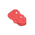 GEPRC Mark5 Arm Guards (4 Stück) 3D Druck TPU Rot