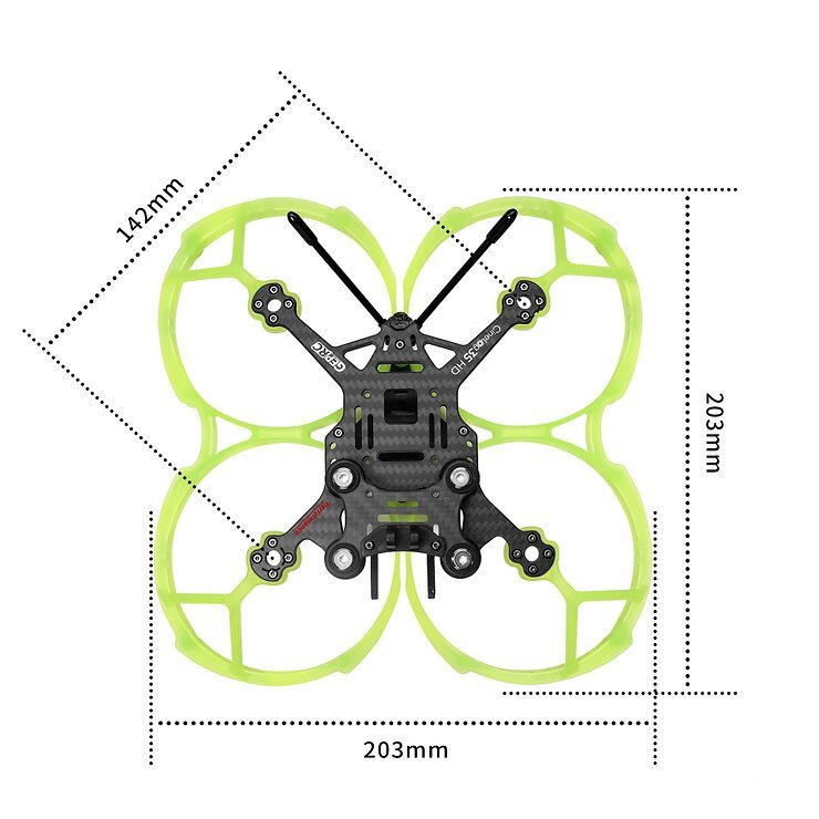 GEPRC CineLog 35 P Frame 3,5 Zoll CineWhoop Frame Kit Performance - Thumbnail 6