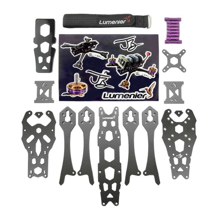Lumenier QAV-S Quadcopter Frame 5" FPV Joshua Bardwell Special Edition - Thumbnail 6