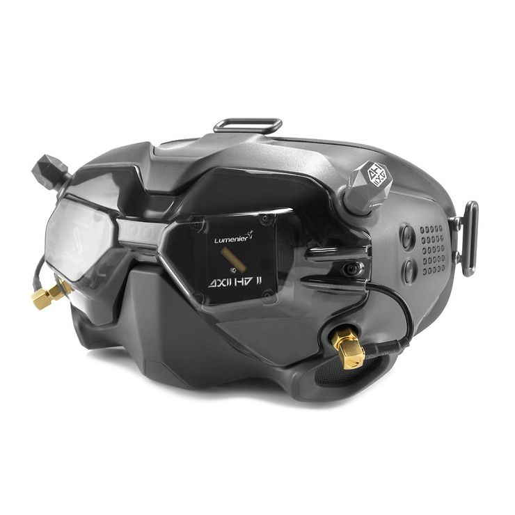 Lumenier AXII HD 2 Patch Visor 5.8GHz Antenna DJI Combo Set Grigio - Thumbnail 3