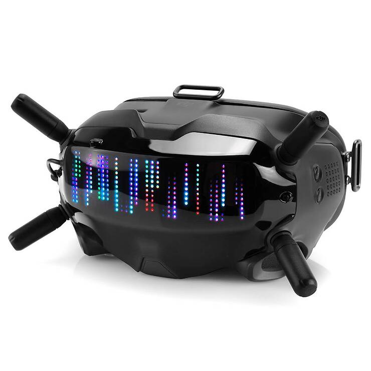 Lumenier CYBERMECH LED Visor for DJI FPV Goggles V2 - Thumbnail 7