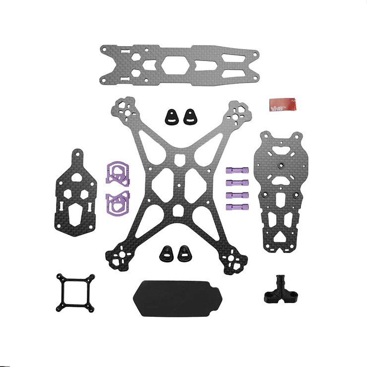Lumenier QAV-S 2 SUB-250 Joshua Bardwell SE 3 pouces FPV Frame - Thumbnail 7