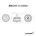 Lumenier Motor RX2204-14 2300kv - Thumbnail 6
