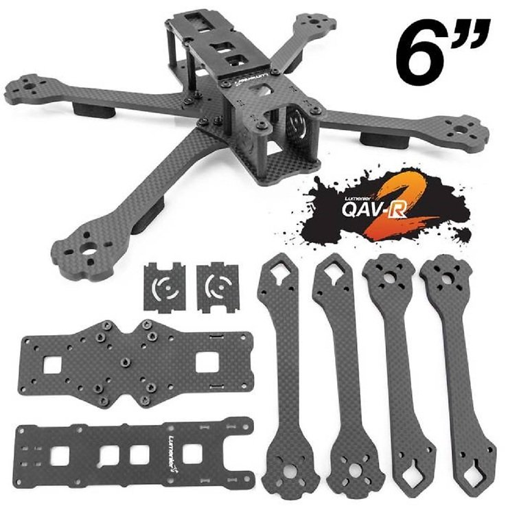Lumenier QAV-R 2 Quadcopter Frame 6 Inch - Thumbnail 7