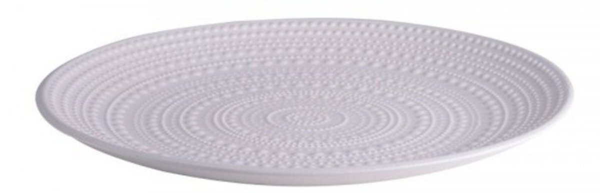 Gift Company XL Dekoteller Drops Holz weiß - Thumbnail 1