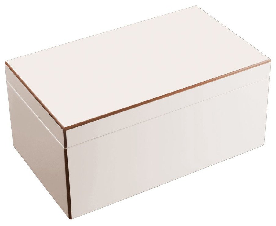 Gift Company Schmuckbox Tang mit Spiegel 28cm weiß - Pic 1