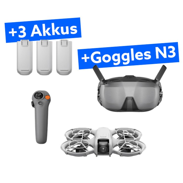 DJI Neo Motion Fly More Combo (drei Akkus, Goggles N3) - Thumbnail 1