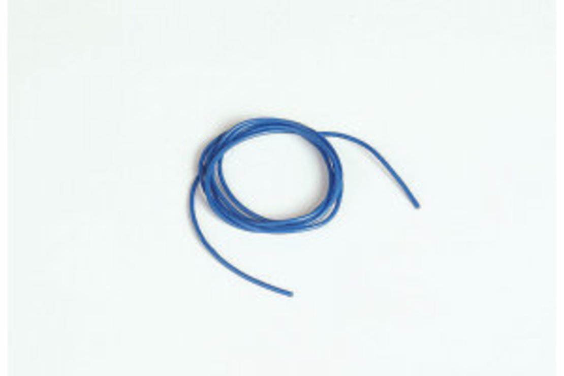 Graupner Silikonkabel 0,5 qmm 1m blau 20 AWG - Pic 1