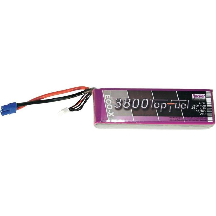 Hacker battery LiPo battery TopFuel 2400 mAh 3S 20C-ECO-X - Pic 1