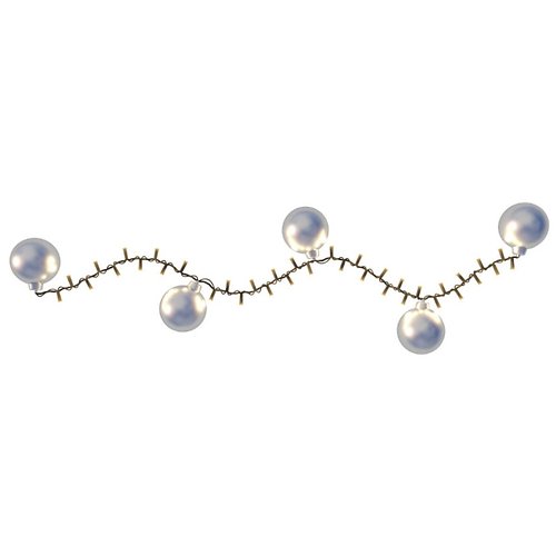 Hemsson 2in1 LED light chain 550 LED 11m silver