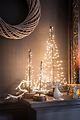 Christmas United LED Weihnachtsbaum 85 LED innen 42cm Metall silber - Thumbnail 3