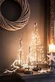 Christmas United LED Weihnachtsbaum 250 LED 100cm Metall silber innen/außen - Thumbnail 2