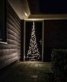 Fairybell Árbol de Navidad LED Colgador de puerta 120 LED blanco cálido para exterior 2,1m - Thumbnail 1