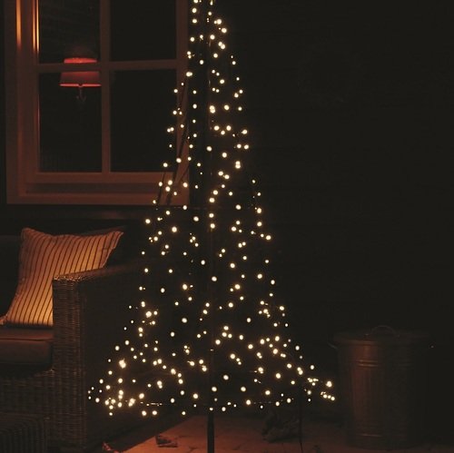 Fairybell LED Weihnachtsbaum 250 LED warmweiß außen 1,85m