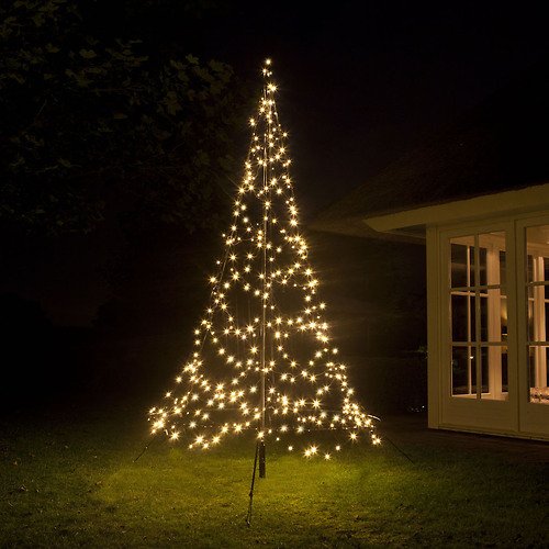 Fairybell LED Weihnachtsbaum 360 LED warmweiß 3 m außen