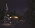 Fairybell LED tree flagpole 1200 LED warm white outside 8m - Thumbnail 3