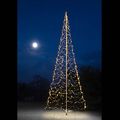 Fairybell LED árbol bandera 2000 LED blanco cálido exterior 10m - Thumbnail 1