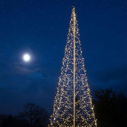 Fairybell LED Baum für Fahnenmast 4000 LED warmweiß 10m außen