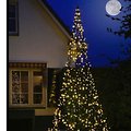 Fairybell LED Árbol de Navidad 640 LED blanco cálido exterior 4m - Thumbnail 1