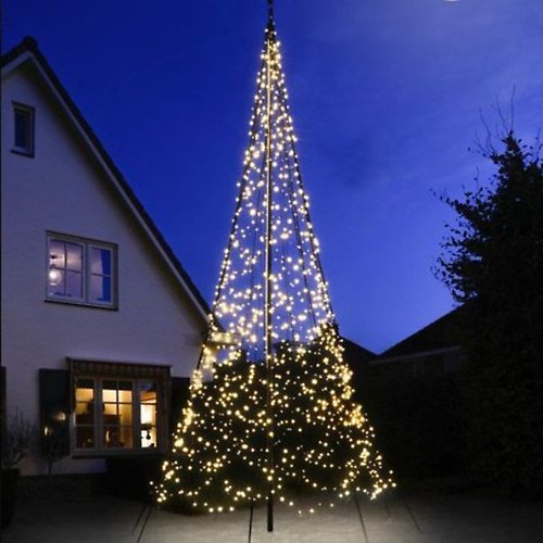 Fairybell LED Baum für Fahnenmast 1200 LED warmweiß 6m außen