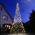 Fairybell LED albero bandiera 1200 LED bianco caldo all'aperto 6m effetto Twinkle - Thumbnail 2