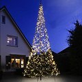 Fairybell ALL-SURFACE LED Tree Flagpole 240 LED warm white with Twinkle outside 2m - Thumbnail 1