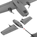 HEEWING T1 Ranger FPV glider plane PNP gray - Thumbnail 4