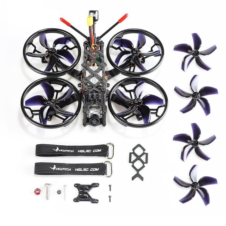 HGLRC Sector132 4S HD Caddx Vista BNF TBS Crossfire - Thumbnail 2