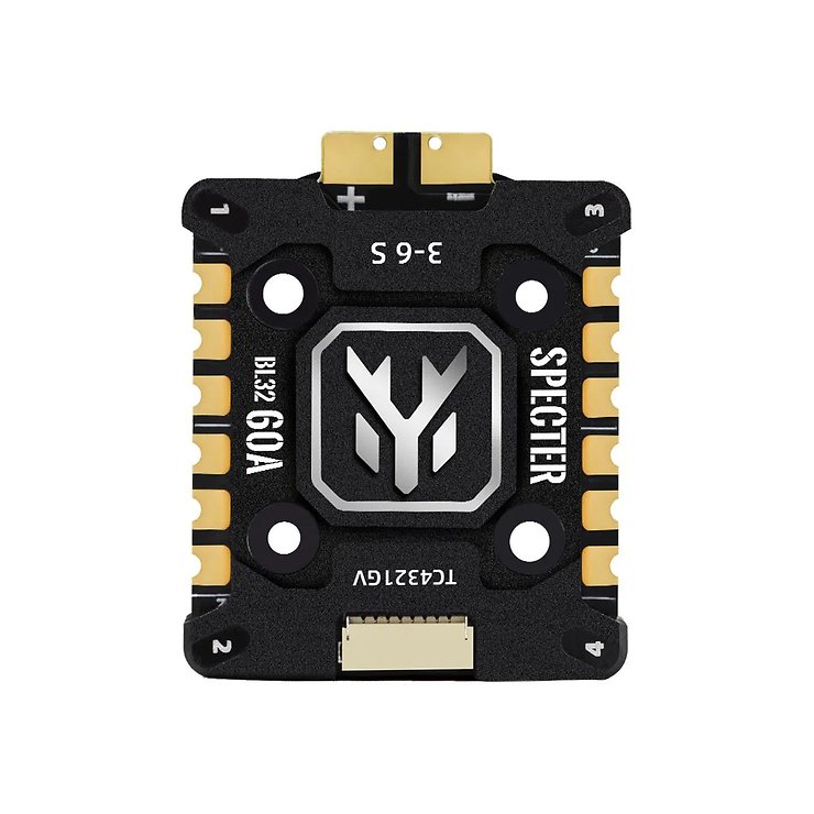 HGLRC SPECTER 60A 3-6S BL32 128K FPV 4in1 ESC  - Thumbnail 1