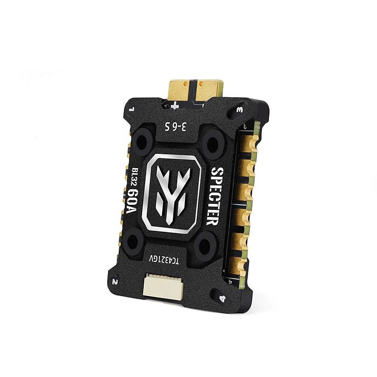 HGLRC SPECTER 60A 3-6S BL32 128K FPV 4in1 ESC  - Thumbnail 2