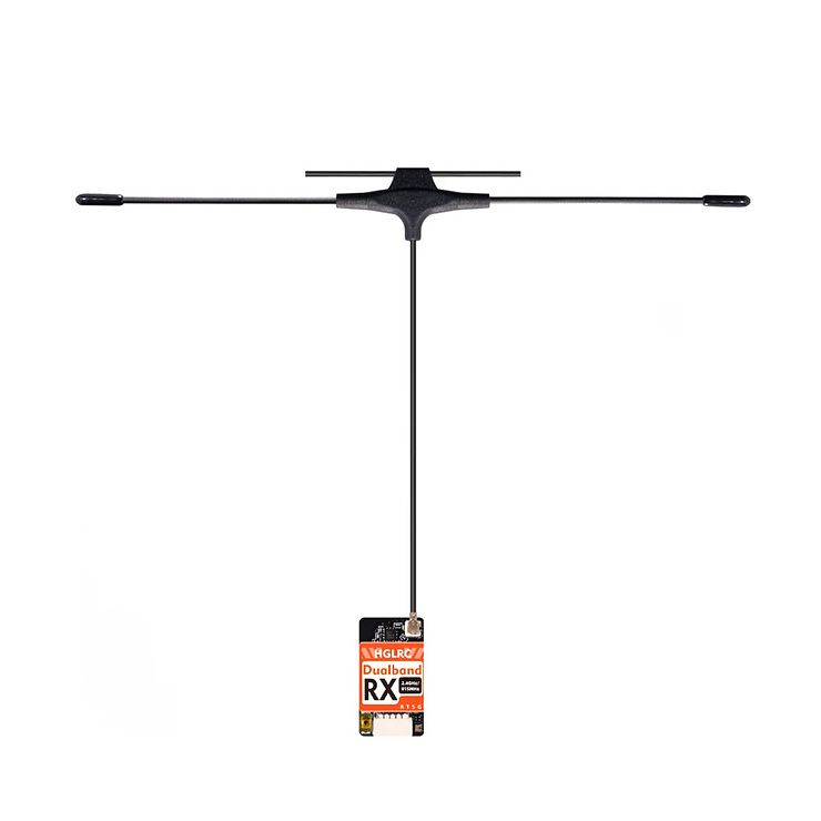 HGLRC Gemini 915MHz & 2.4GHz ELRS DualBand Receiver RX FPV + Antenne - Thumbnail 1