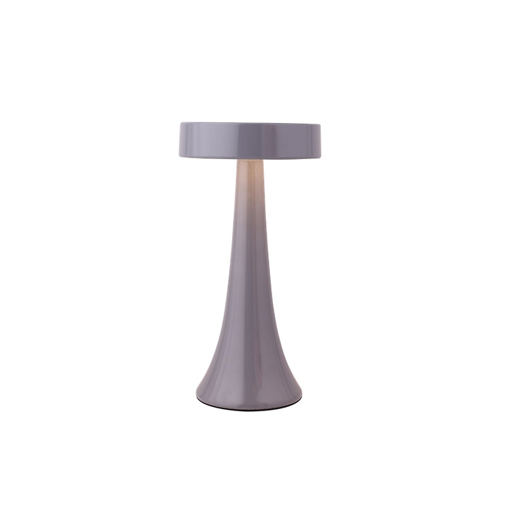 HomeBound by KY LED Akku Tischleuchte Nova Tischlampe batteriebetrieben 25 cm grau - Thumbnail 2