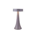 HomeBound by KY LED Akku Tischleuchte Nova Tischlampe batteriebetrieben 25 cm grau - Thumbnail 2