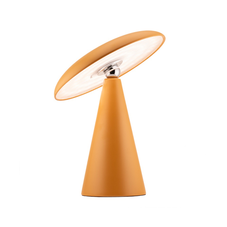 HomeBound by KY LED Akku Tischleuchte Mush Tischlampe batteriebetrieben 26 cm ocker - Thumbnail 1