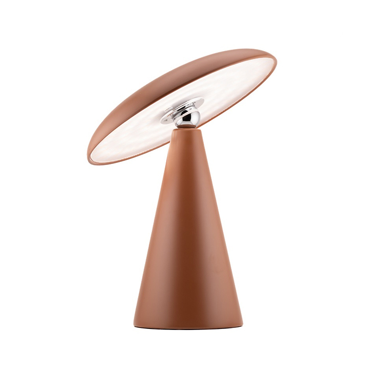 HomeBound by KY LED Akku Tischleuchte Mush Tischlampe batteriebetrieben 26 cm aubern - Thumbnail 1