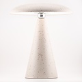 HomeBound by KY LED-bordlampe med batteri, Mush, batteridrevet, 26 cm, hvid med prikmønster - Thumbnail 3