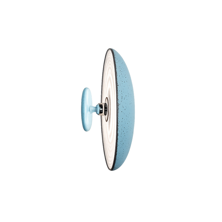 HomeBound by KY LED Akku Tischleuchte Mush batteriebetrieben 26 cm Blau - Thumbnail 2