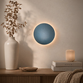HomeBound by KY LED Akku Tischleuchte Mush batteriebetrieben 26 cm Blau - Thumbnail 3