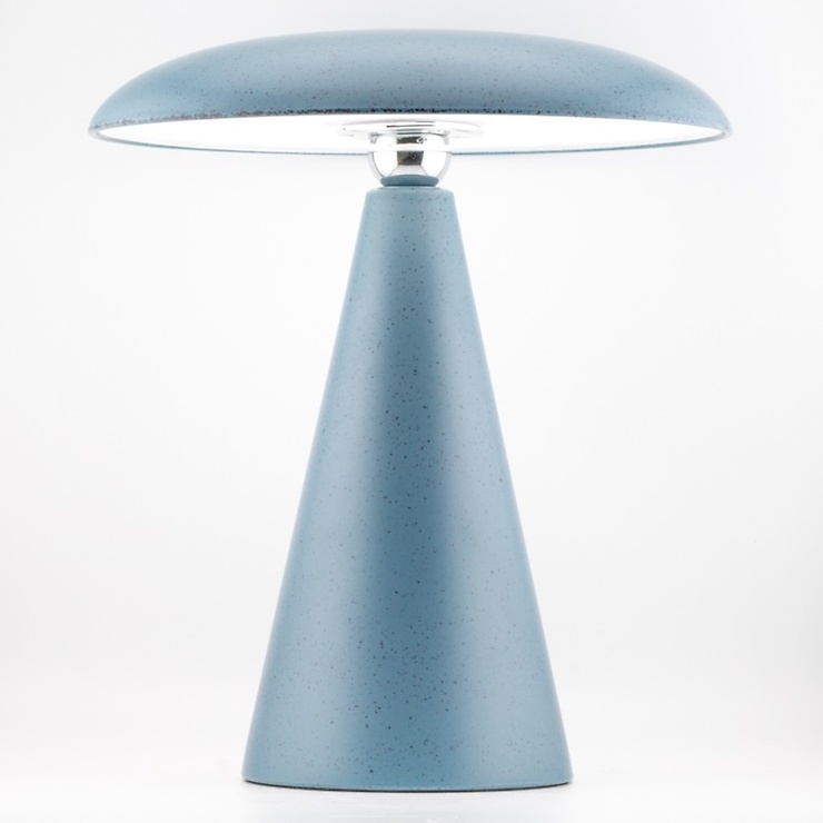 HomeBound by KY LED batteridriven bordslampa Mush, 26 cm, blå - Thumbnail 3