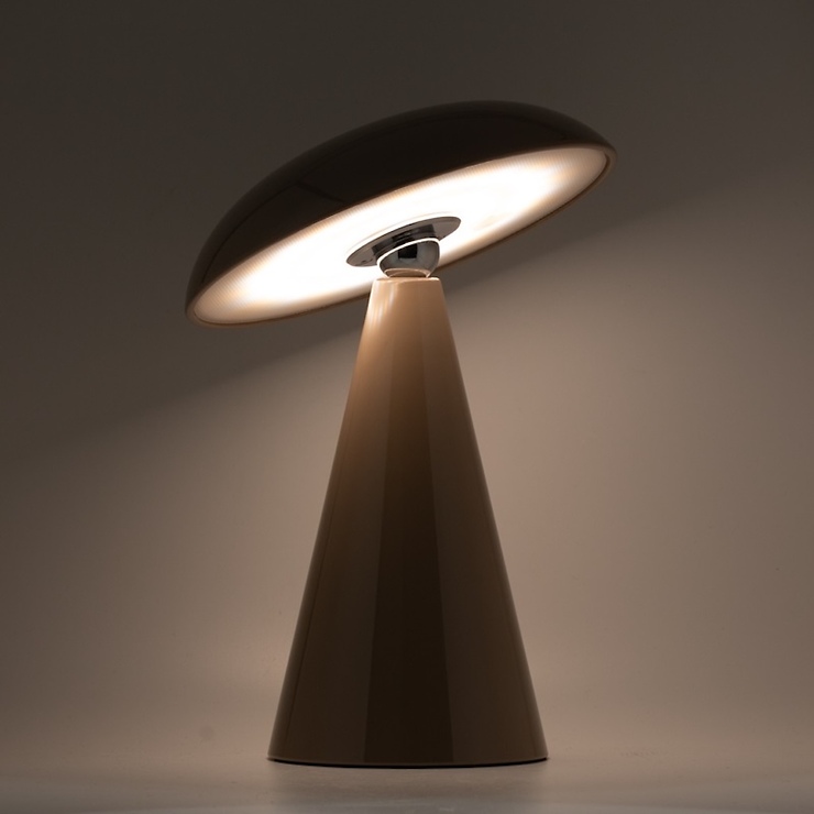 HomeBound by KY LED Επιτραπέζιος φωτισμός με μπαταρία Mushie, 21 cm, χρώμα ταούπε - Thumbnail 2