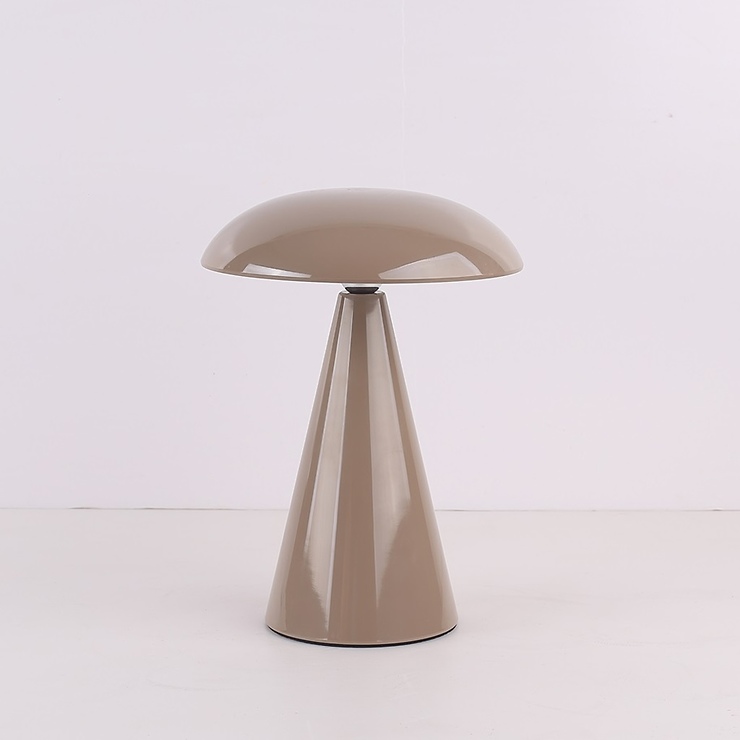 HomeBound by KY LED Επιτραπέζιος φωτισμός με μπαταρία Mushie, 21 cm, χρώμα ταούπε - Thumbnail 3