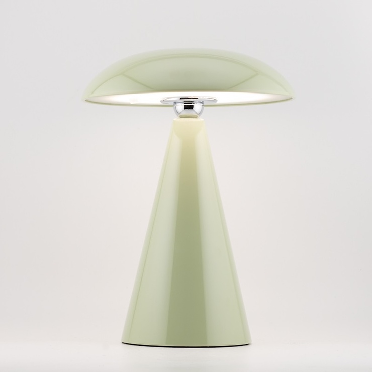 HomeBound by KY LED-bordlampe med batteri, Mushie, batteridrevet, 21 cm, grøn - Thumbnail 2