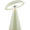 HomeBound by KY LED Akku Tischleuchte Mushie 21 cm Taupe