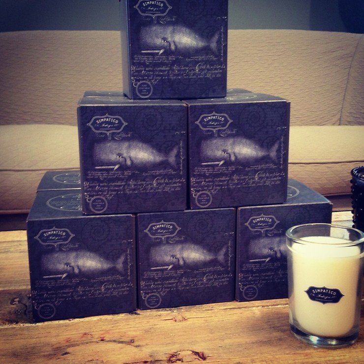 Simpatico Home Duftkerze No. 72 Amber Moschus 40 h - Thumbnail 2