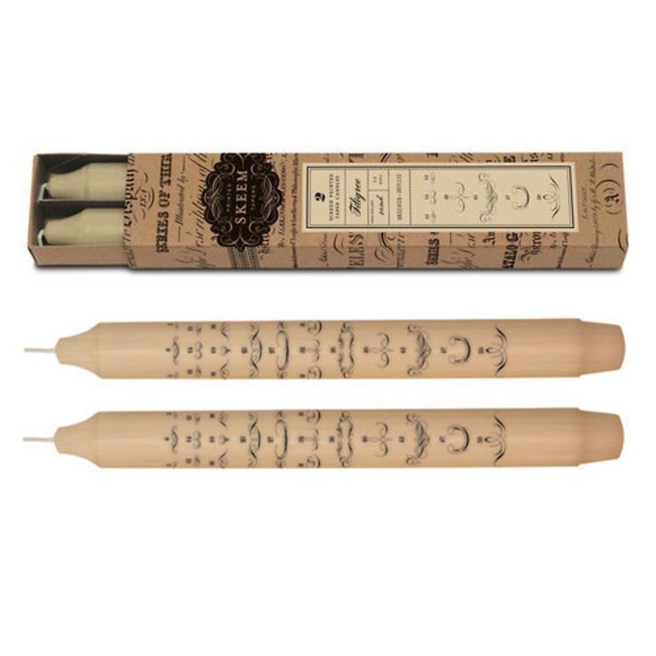 Skeem Kerzen handgefertigt 2er-Set Filigree - Thumbnail 2